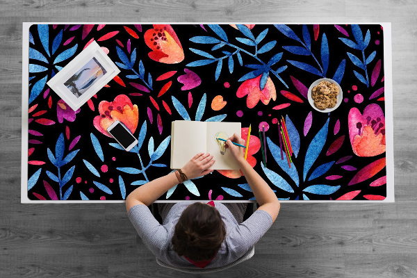 Mapa pentru birou model floral