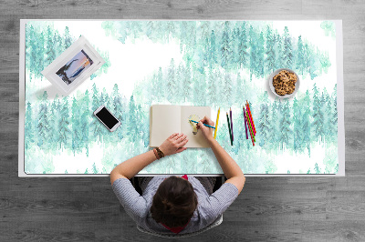 Mapa birou pădurea pictată