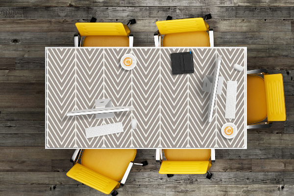 Mapa de birou model herringbone