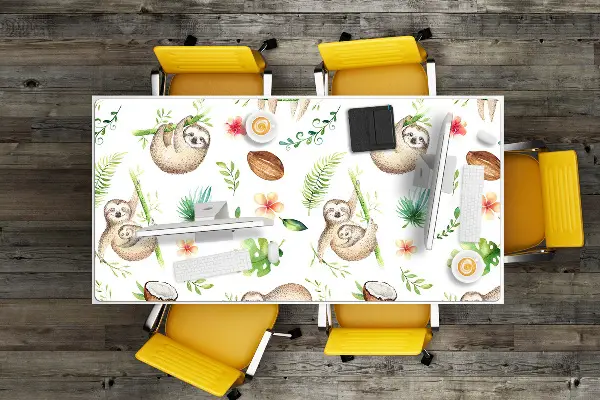 Mapa pentru birou sloths