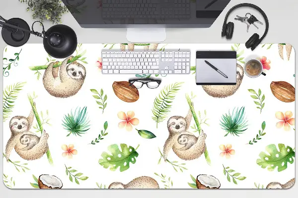 Mapa pentru birou sloths