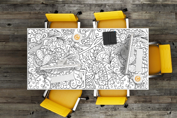 Mapa pentru birou model abstract