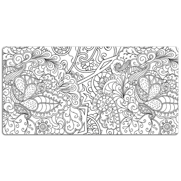 Mapa pentru birou model abstract