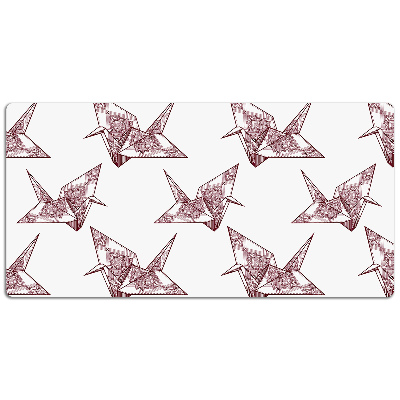 Mapa birou păsări origami
