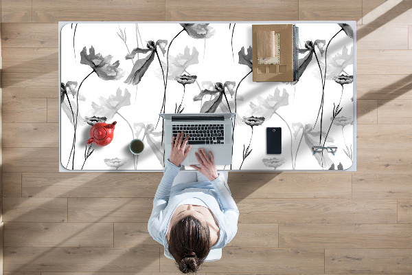 Mapa de birou floare de semințe de mac