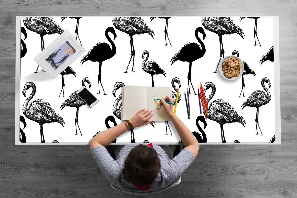 Mapa de birou flamingo stil retro