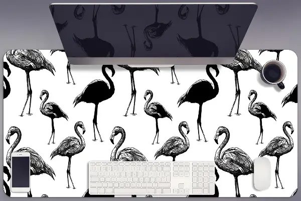 Mapa de birou flamingo stil retro