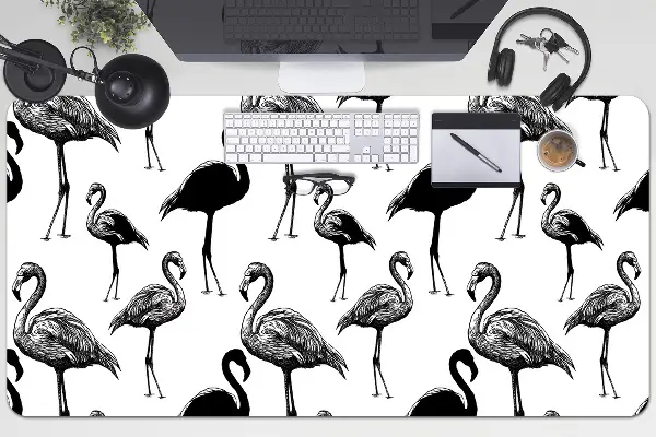 Mapa de birou flamingo stil retro
