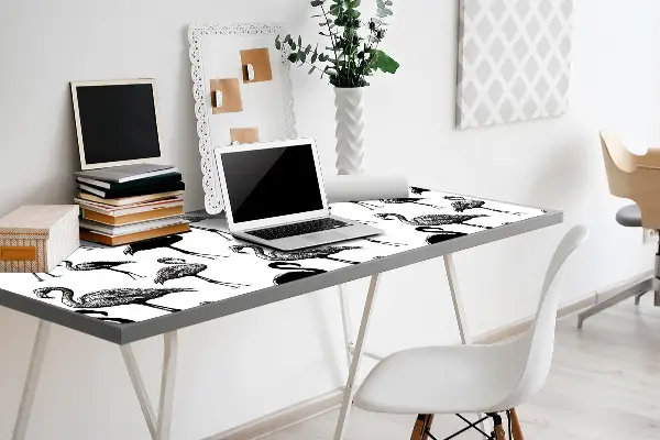 Mapa de birou flamingo stil retro