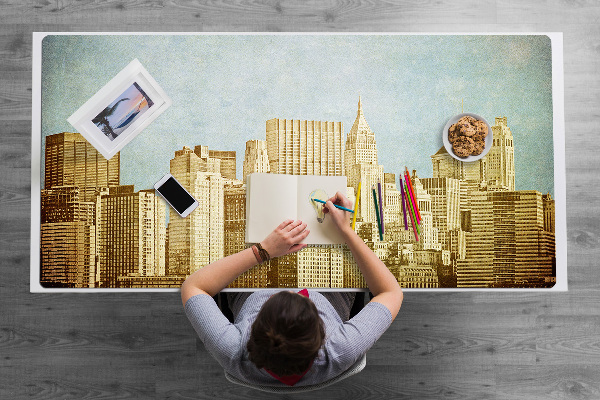 Mapa pentru birou zgârie-nori din Manhattan