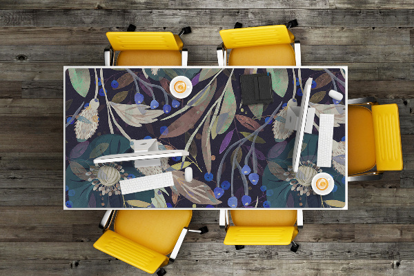 Mapa pentru birou model de botanică