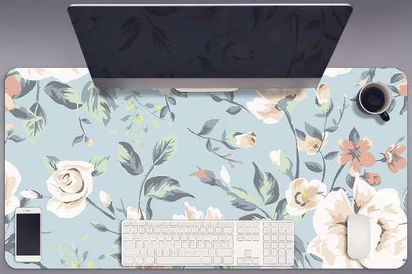 Mapa birou stil vintage Flori
