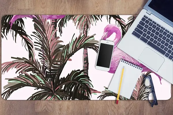 Mapa de birou Flamingos în palmele