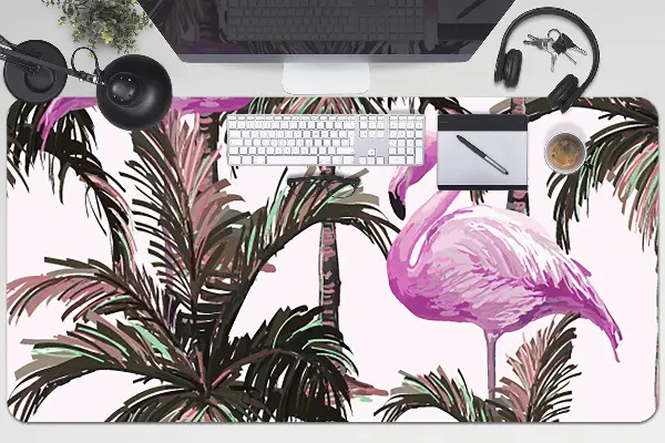 Mapa de birou Flamingos în palmele