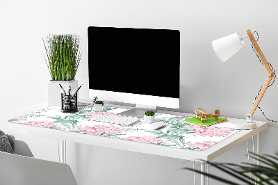 Mapa de birou flori roz deschis