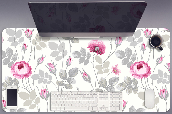Mapa de birou pastel Roses