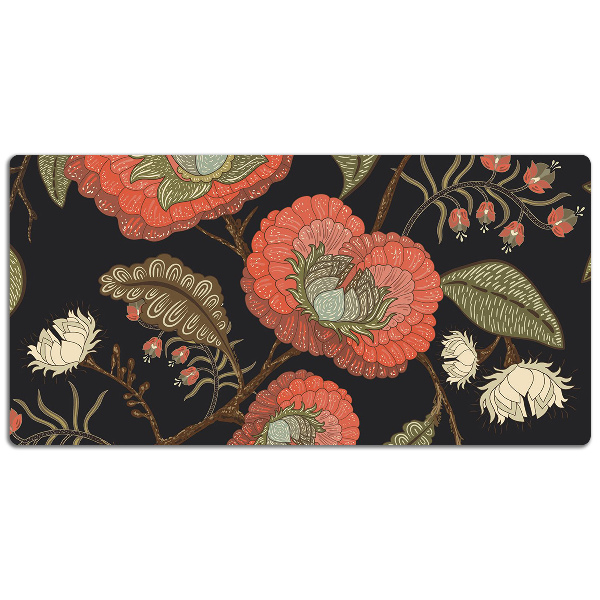 Mapa pentru birou retro Flori