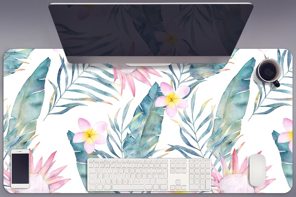 Mapa de birou flori roz deschis