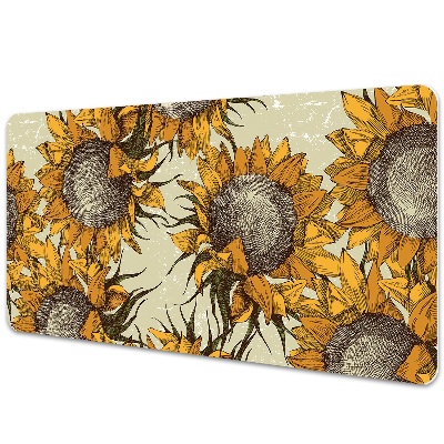 Mapa pentru birou retro Sunflowers