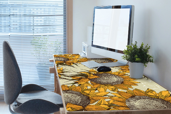Mapa pentru birou retro Sunflowers