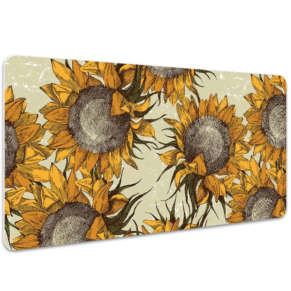 Mapa pentru birou retro Sunflowers