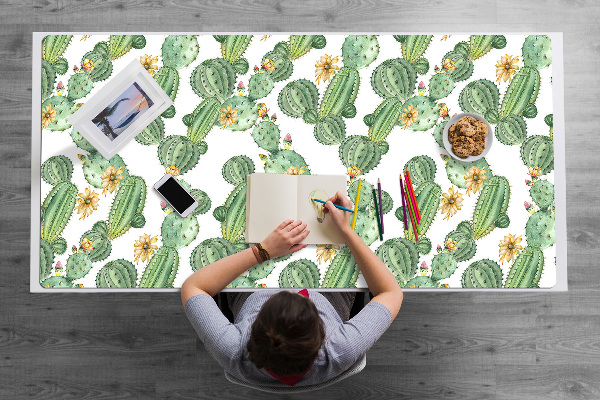 Mapa pentru birou Cactus cu flori