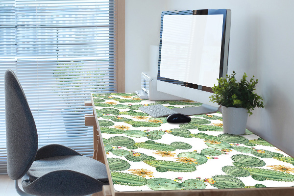 Mapa pentru birou Cactus cu flori