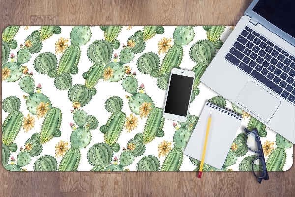 Mapa pentru birou Cactus cu flori