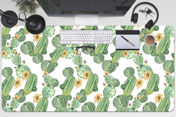 Mapa pentru birou Cactus cu flori