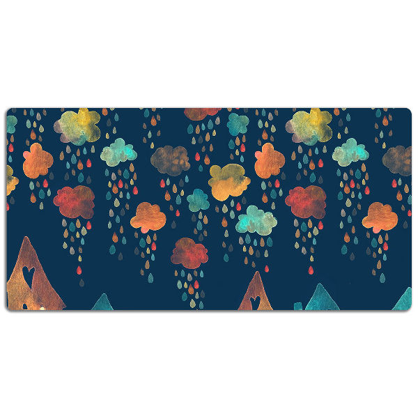 Mapa pentru birou case colorate