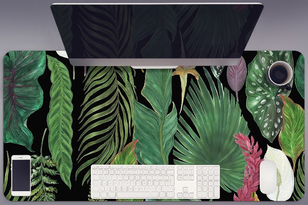 Mapa birou frunze tropicale