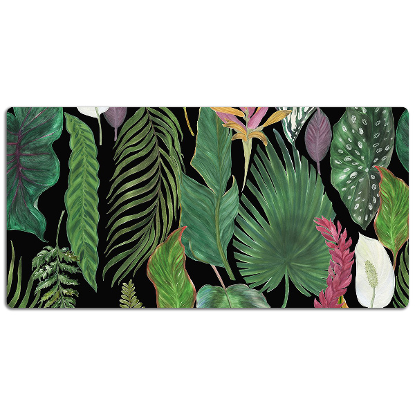 Mapa birou frunze tropicale