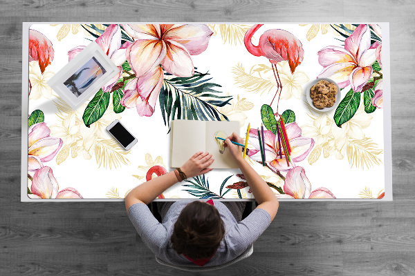 Mapa de birou Flamingos în flori