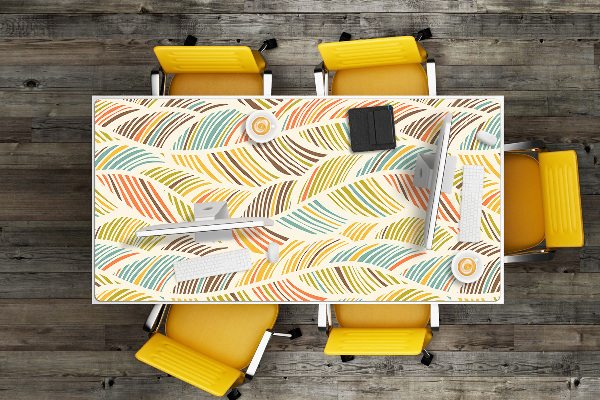 Mapa birou valuri abstracte