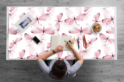 Mapa de birou Dragonfly roz