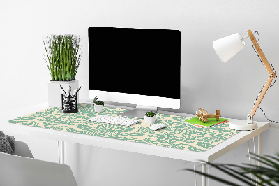 Mapa pentru birou verde Damask