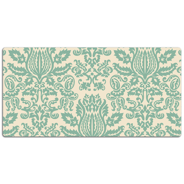 Mapa pentru birou verde Damask