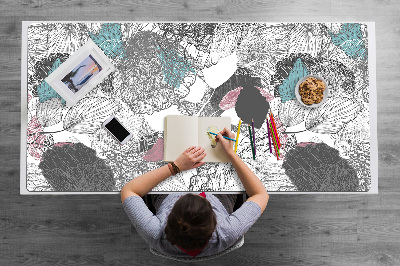 Mapa pentru birou model floral