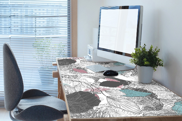 Mapa pentru birou model floral