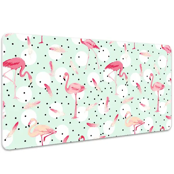 Mapa de birou Flamingos și puncte