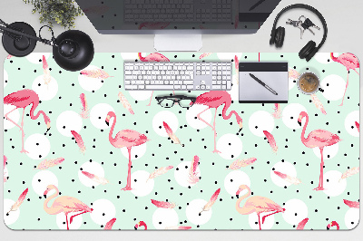 Mapa de birou Flamingos și puncte