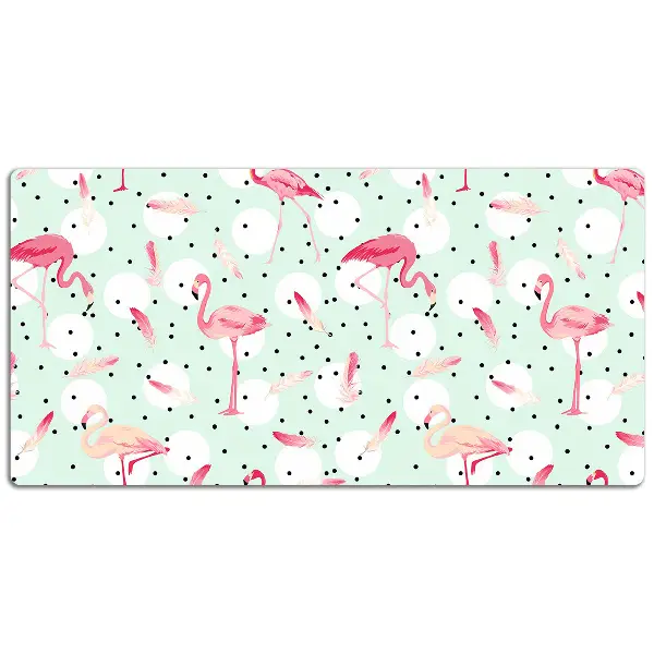 Mapa de birou Flamingos și puncte
