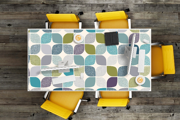 Mapa de birou model geometric