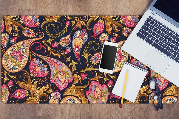 Mapa de birou colorat Paisley