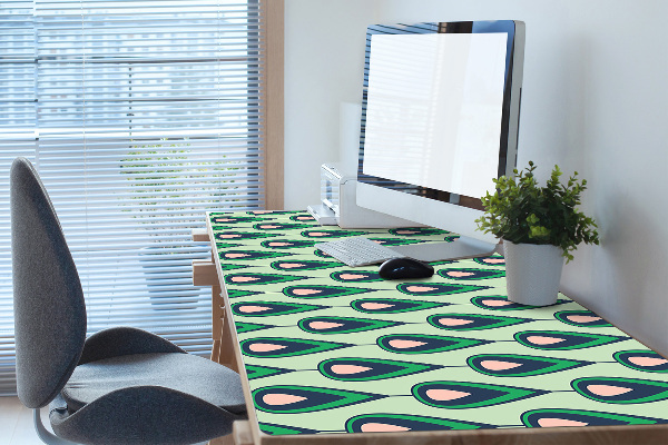 Mapa birou verde teardrop