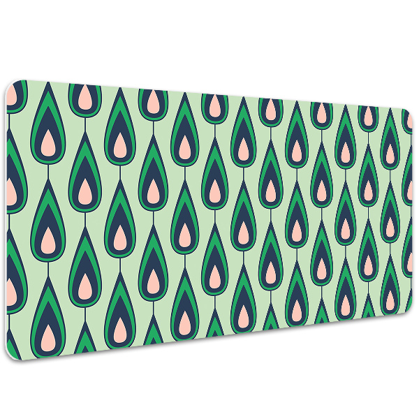 Mapa birou verde teardrop