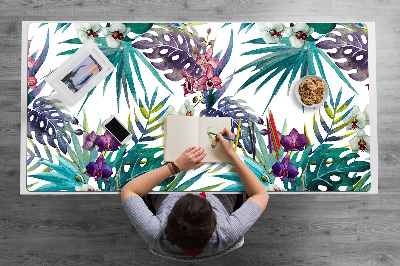 Mapa birou frunze tropicale