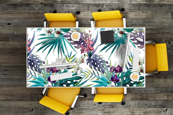 Mapa birou frunze tropicale