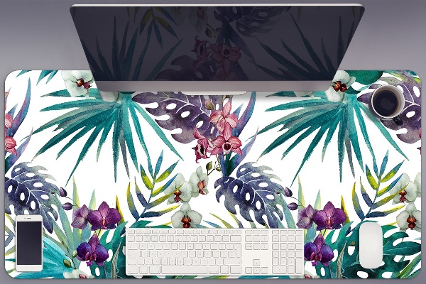 Mapa birou frunze tropicale