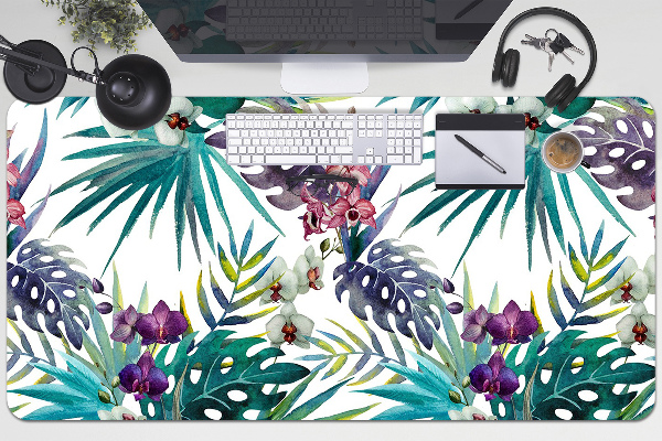 Mapa birou frunze tropicale